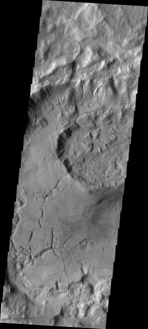NASA image: Crater Modification