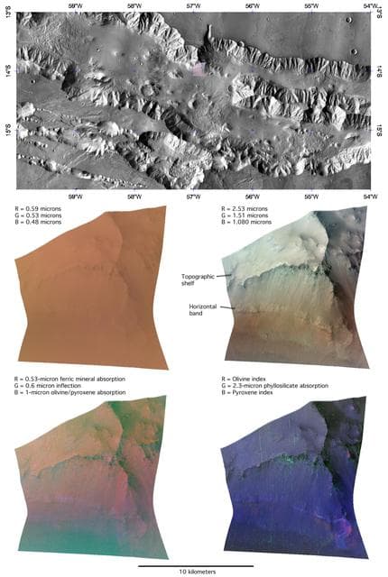 NASA image: The Layer Cake Walls of Valles Marineris