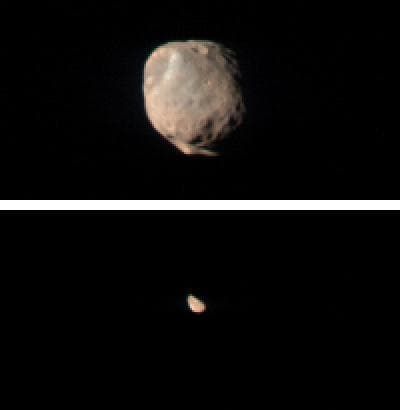 NASA image: CRISM Views Phobos and Deimos