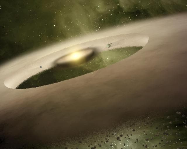 NASA image: UX Tau A Artist Concept