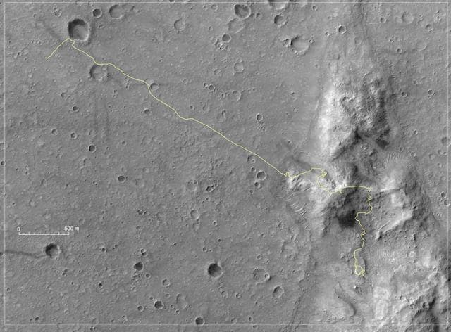 NASA image: Spirit Traverse, Sols 1 to 1,386