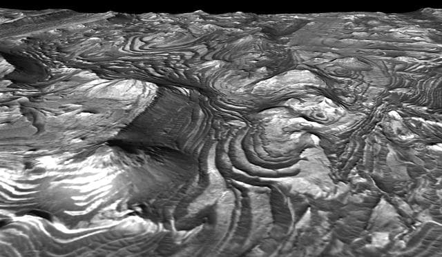 NASA image: Stair-Stepped Terrain in Candor Chasma