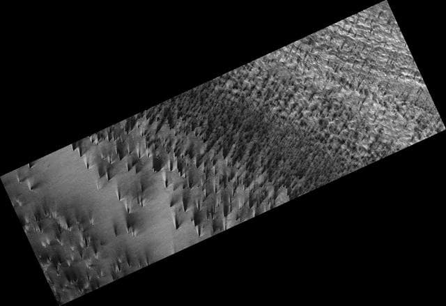 NASA image: Bright Streaks and Dark Fans