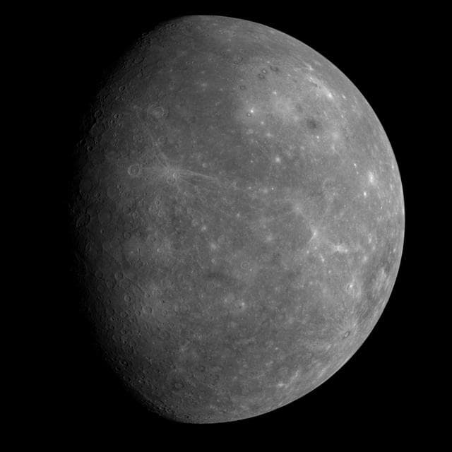 NASA image: MESSENGER First Look at Mercury Previously Unseen Side