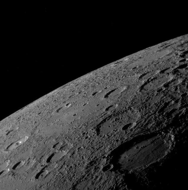 NASA image: MESSENGER Views Mercury Horizon