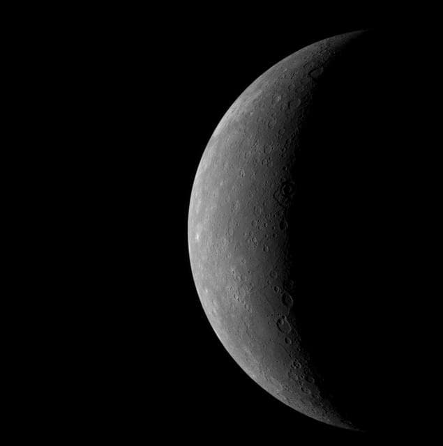 NASA image: An Overview of Mercury as MESSENGER Approached