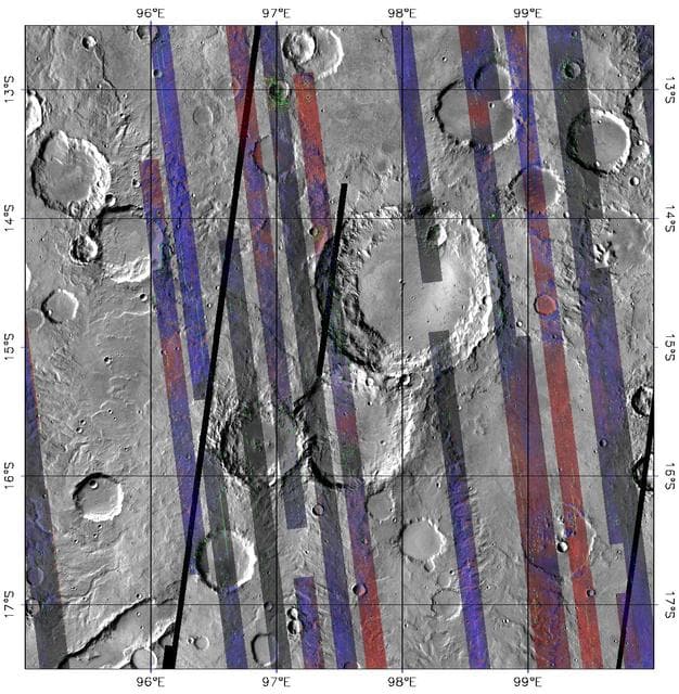 NASA image: CRISM Global Mapping of Mars, Part 3