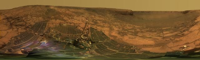 NASA image: Lyell Panorama inside Victoria Crater