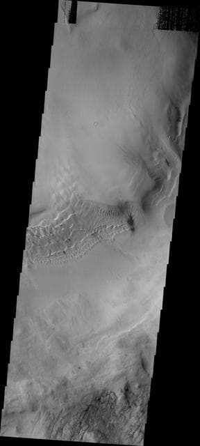 NASA image: Hooke Crater Dunes