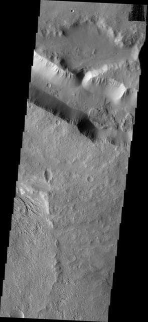NASA image: Aeolis Landslides