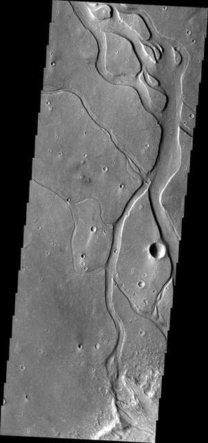NASA image: Hebrus Valles