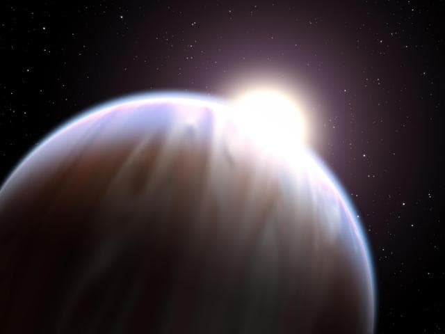 NASA image: Astronomers Detect First Organic Molecule on an Exoplanet Artist Concept