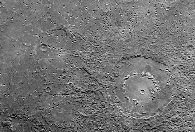 NASA image: Double Ring Crater