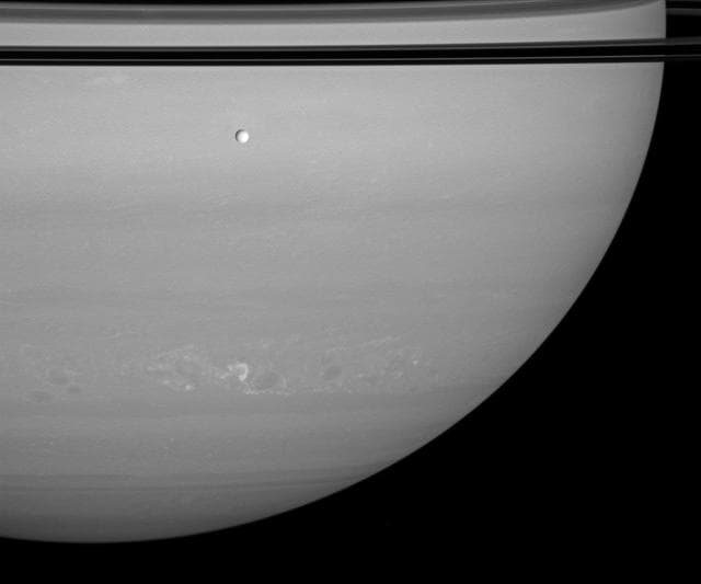 NASA image: Peace Above, Turmoil Below