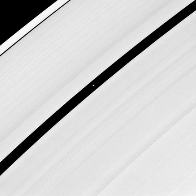NASA image: Encke Moon