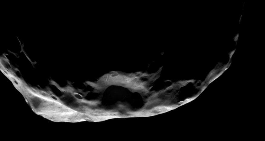NASA image: Profile of Janus