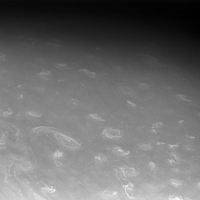 NASA image: Saturn Gets in the Way