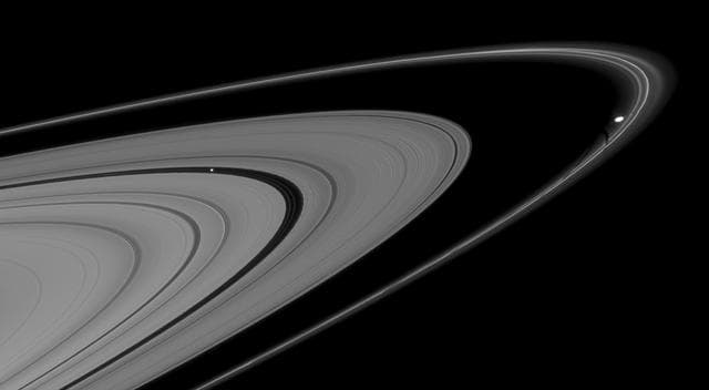 NASA image: Disturbing Moons