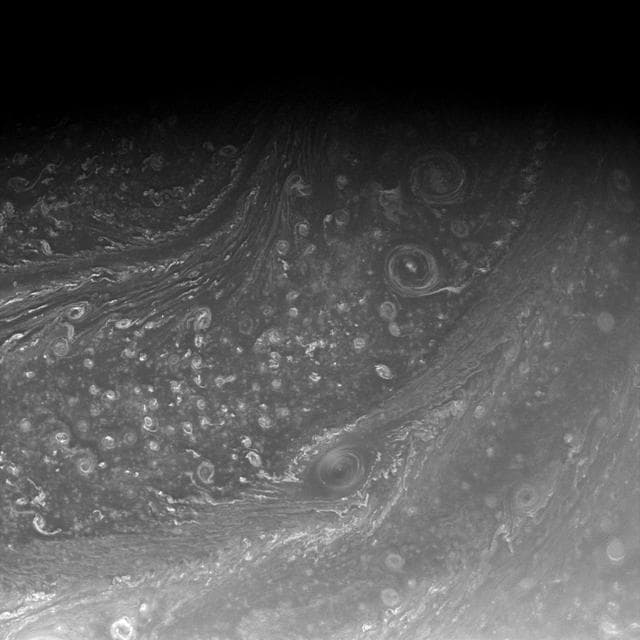 NASA image: Saturn Active Atmosphere