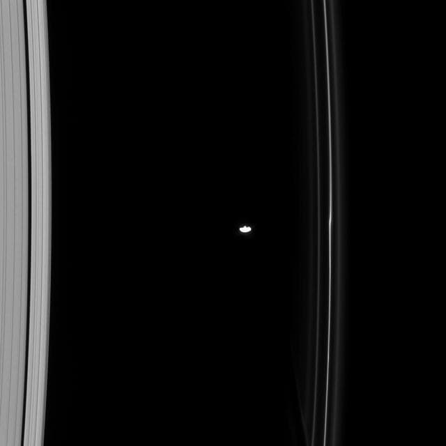 NASA image: Prometheus Brings Change to the F Ring
