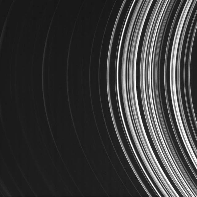 NASA image: B Ring in the Negative
