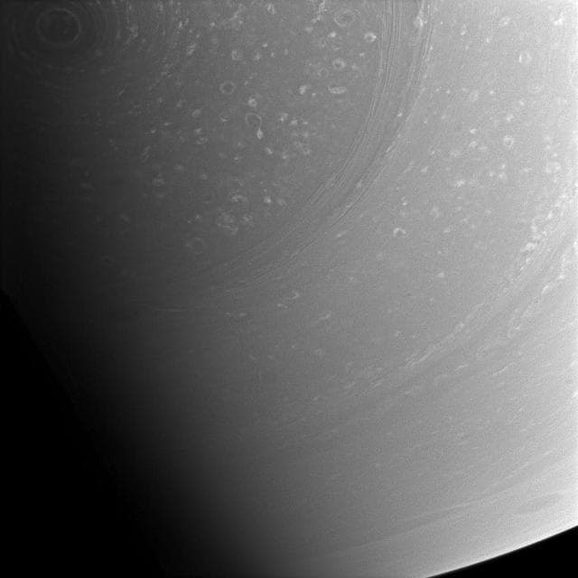NASA image: Seasons Conceal South Pole Storm