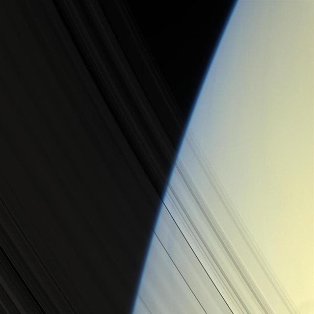 NASA image: Grooves on Blue