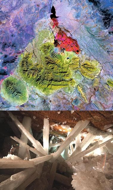 NASA image: Naica Mine, Chihuahua, Mexico