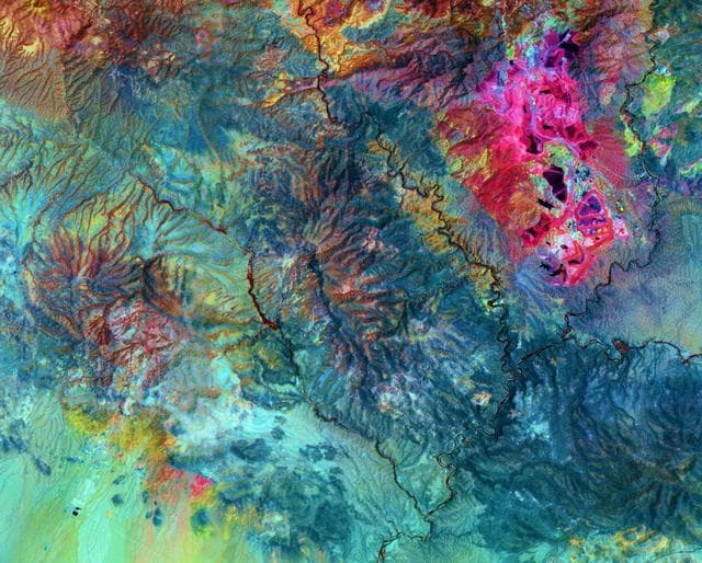 NASA image: Morenci Mine, AZ