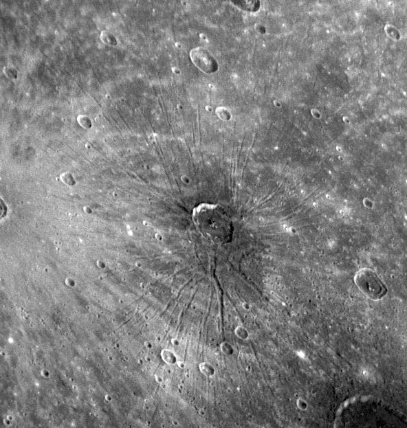 NASA image: Mercury First Fossae