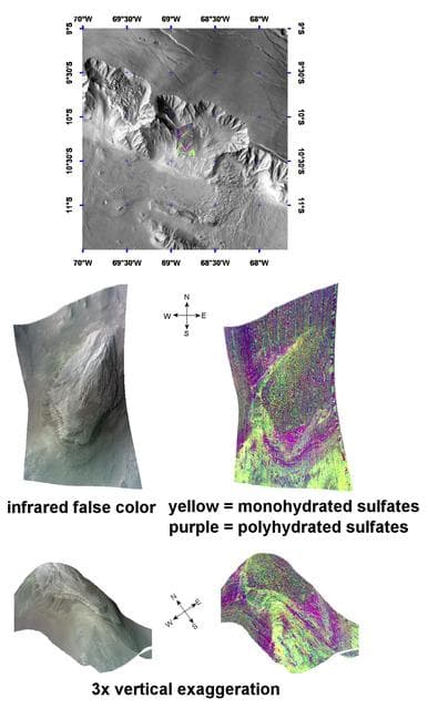 NASA image: Complex Sulfate Deposits in Coprates Chasma