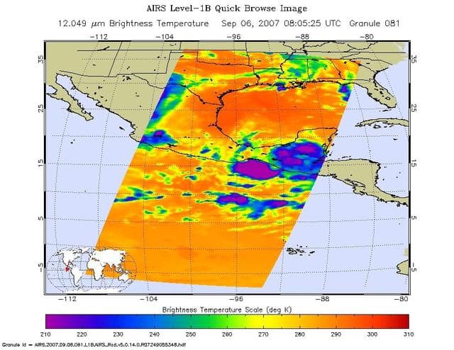 NASA image: Hurricane Felix