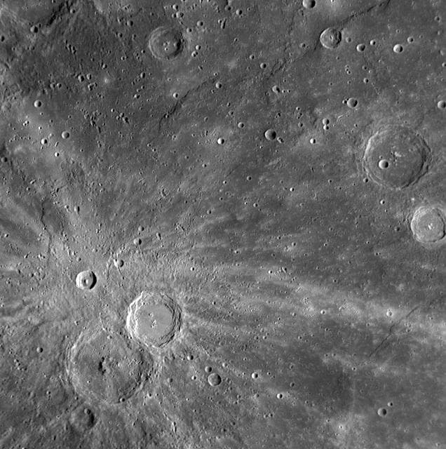 NASA image: Xiao Zhao Rays Paint Mercury Surface