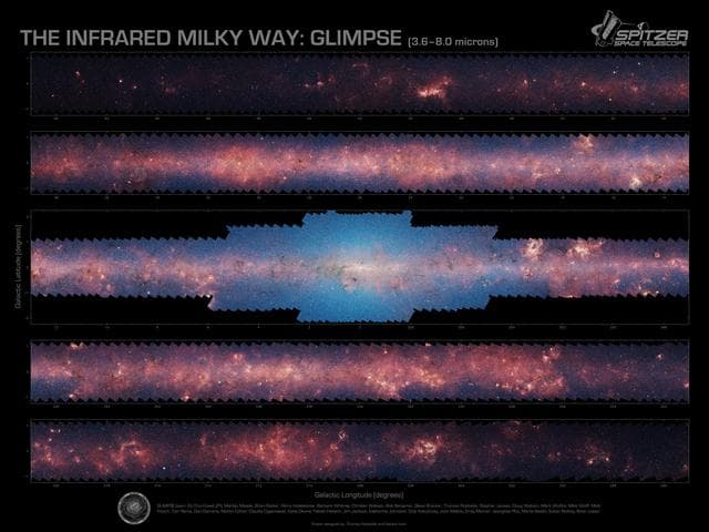 NASA image: Inner Milky Way Raging with Star Formation
