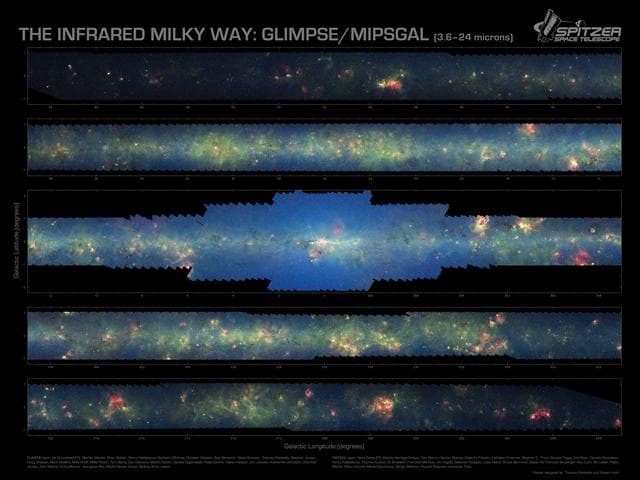 NASA image: Spitzer Finds Clarity in the Inner Milky Way