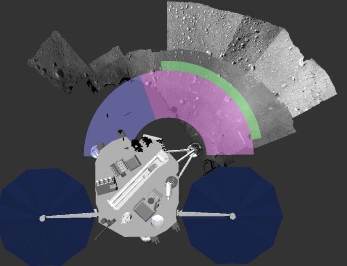 NASA image: Phoenix Lander Work Area
