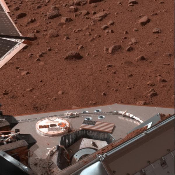 NASA image: Soil Delivery to Phoenix Oven