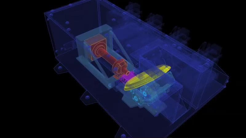 NASA image: Schematic Animation of Phoenix Microscope Station