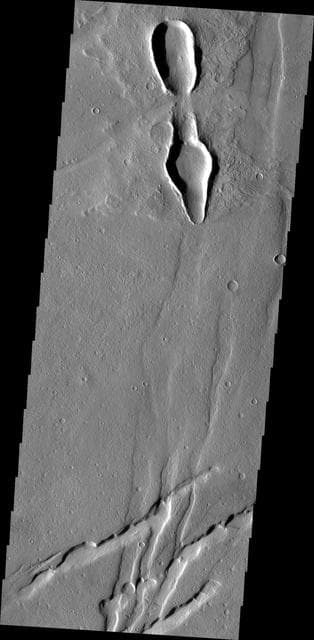 NASA image: Odd Craters