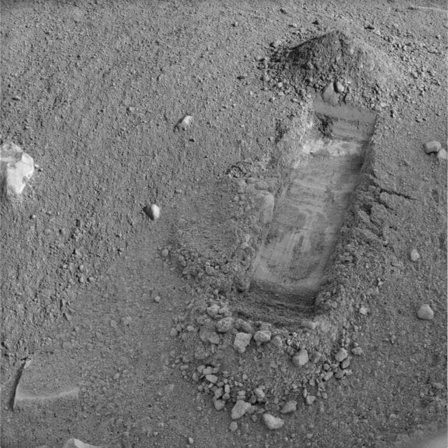 NASA image: Digging of Snow White Begins