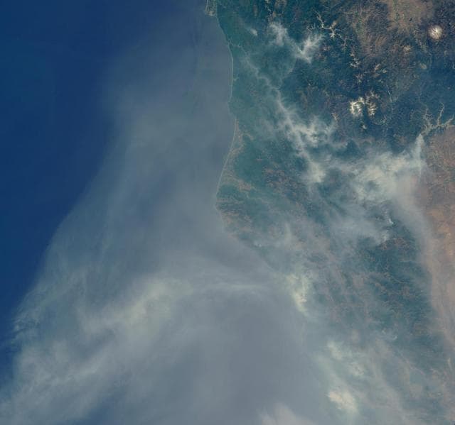 NASA image: Smoke Blankets Northern California