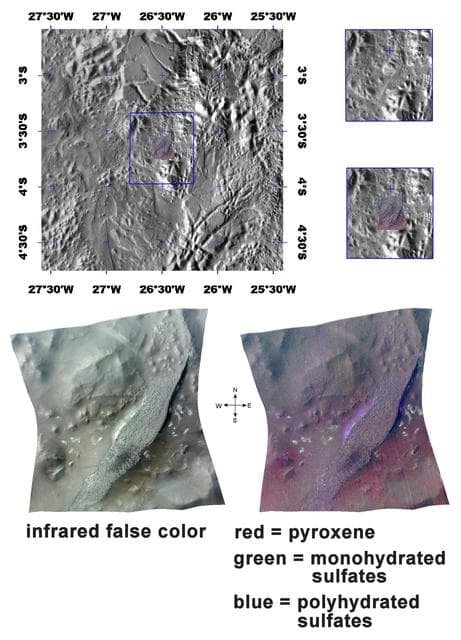 NASA image: The Minerals of Aureum Chaos