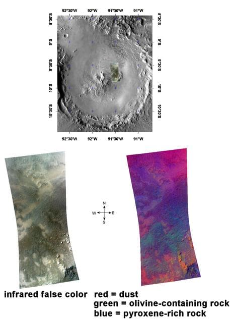 NASA image: Oudemans Crater