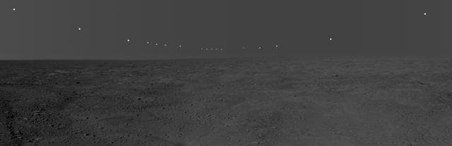 NASA image: Midnight Sun on Mars