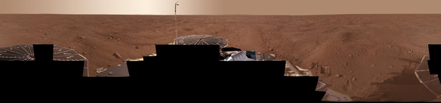 NASA image: Full-Circle Color Panorama of Phoenix Landing Site on Northern Mars
