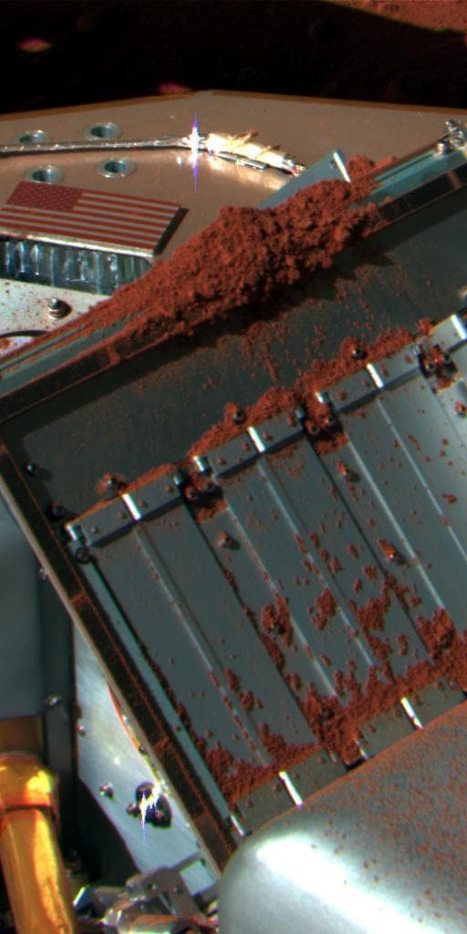 NASA image: Color View of Rosy Red Delivered to TEGA