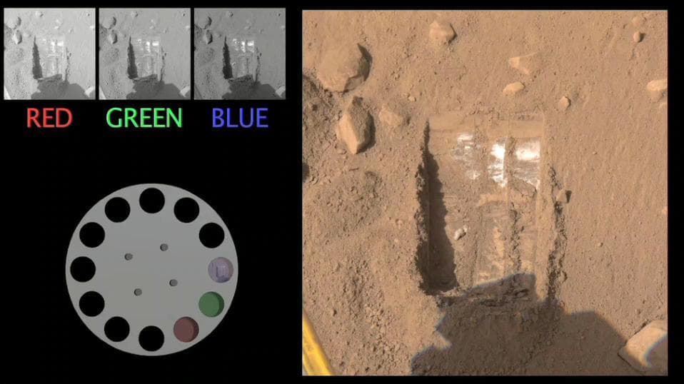 NASA image: How Phoenix Creates Color Images Animation