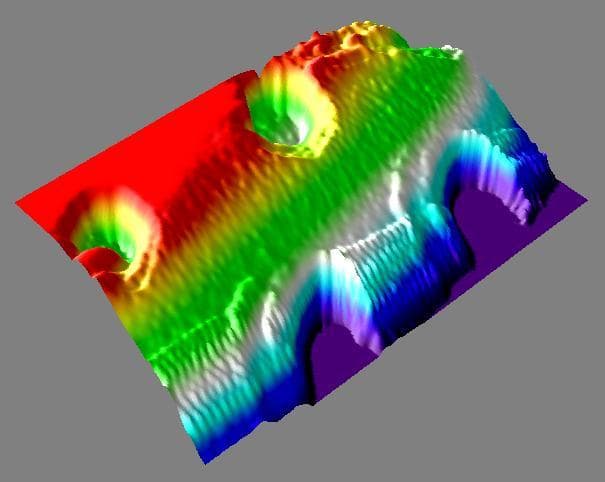 NASA image: 3-D View of Mars Particle