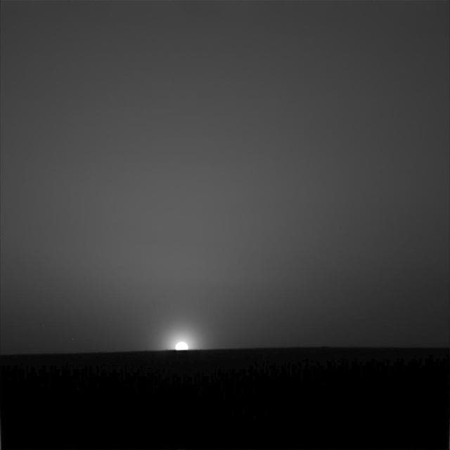 NASA image: Ice Cold Sunrise on Mars