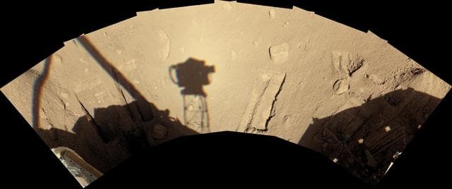 NASA image: Phoenix Robotic Arm Workspace After 90 Sols